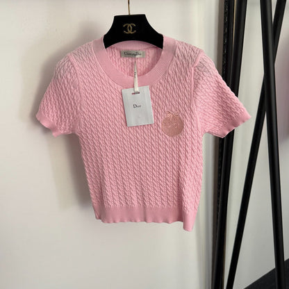 DIOR 26S SHORT-SLEEVE KNIT TOP 1030