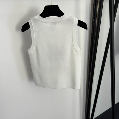 BURBERRY 26S KNIT SLEEVELESS TOP 378