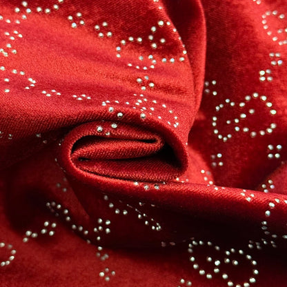 GUCCI 26S RHINESTONE VELVET DRESS 183