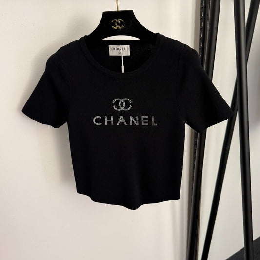 CHANEL 26S SHORT-SLEEVE SWEATER 990