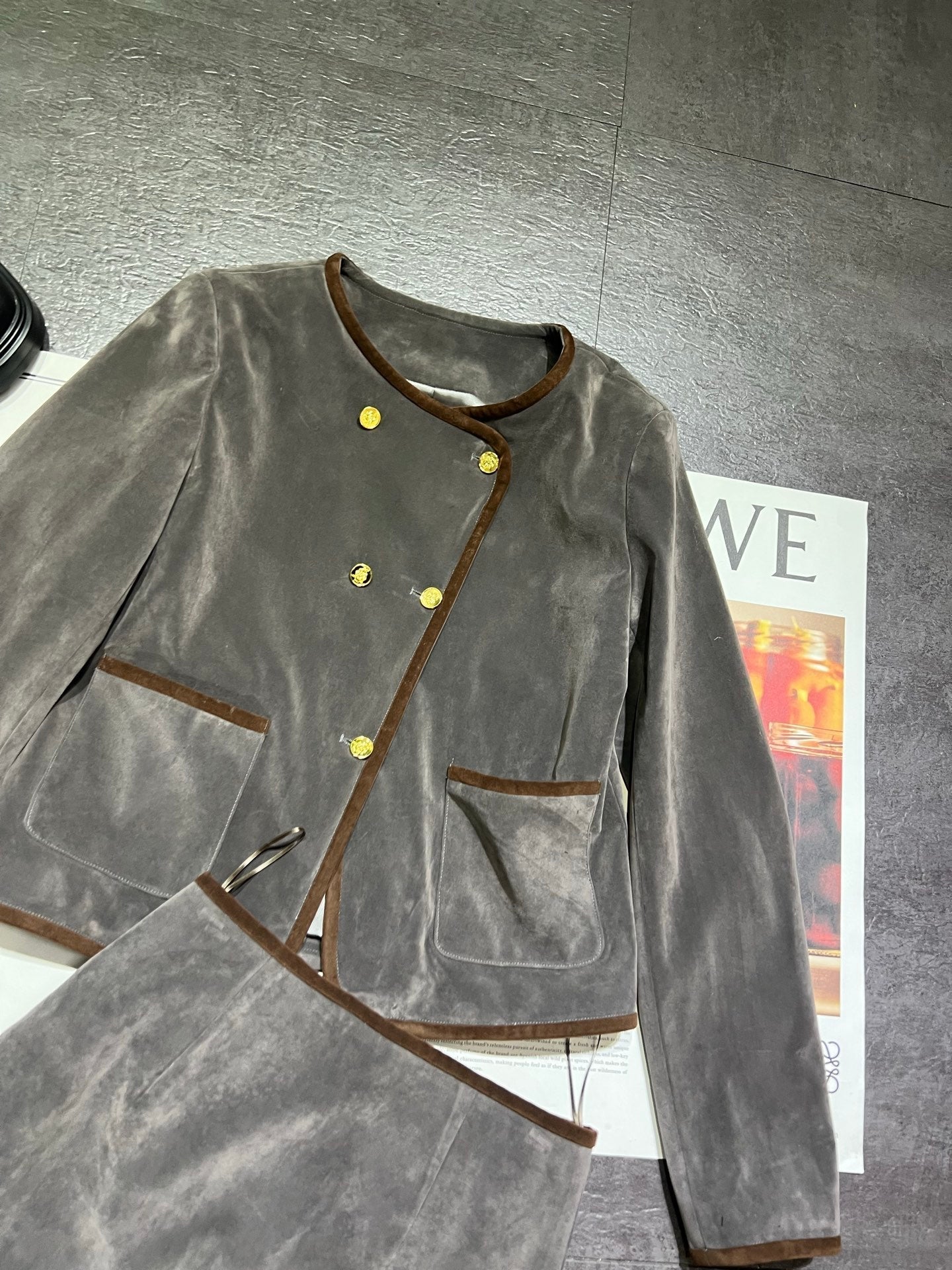 CELINE 26S JACKET AND SKIRT SET 156