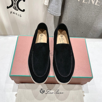 LP LOAFERS 25S IN BLACK SUEDE