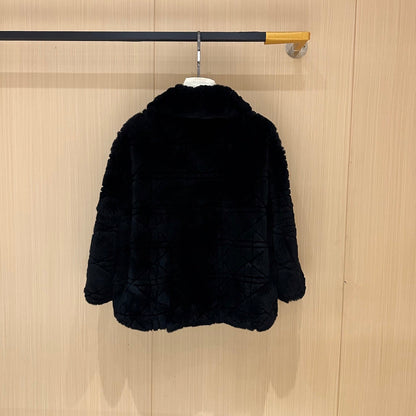 DIOR 25S ANGORA RABBIT FUR JACKET 767