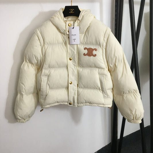 CELINE 25S LONG-SLEEVE HOODED JACKET 0010