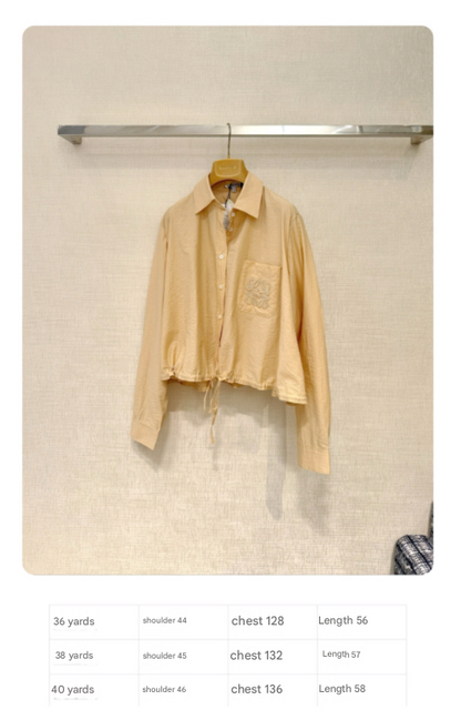 LOEWE SET IN BEIGE COTTON WITH EMBROIDERED LOGO
