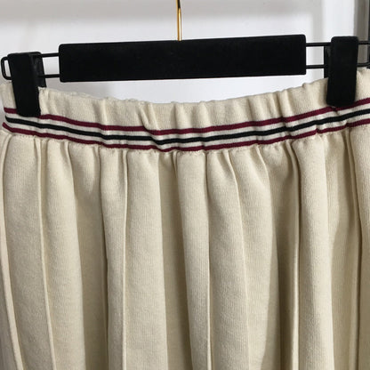 MIUMIU 26S KNITTED MINI PLEATED SKIRT 890